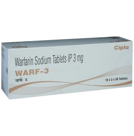 warf 3mg tablet 30's